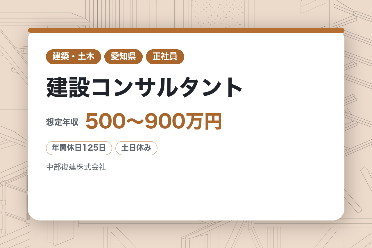 【昭和区】建設コンサルタント／経験と技術を次世代へ／年間休日125日／地域に根付いて78年以上の老舗企業